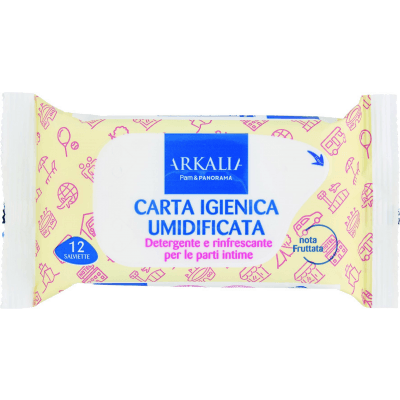 ARKALIA Carta Igienica Umidificata nota Fruttata 12 pz