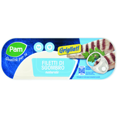 PAM Qualità per te Filetti di Sgombro naturale 120 g