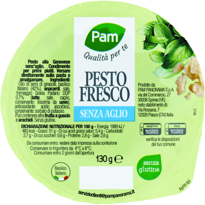 PAM Qualità per te Pesto Fresco Senza Aglio 130 g