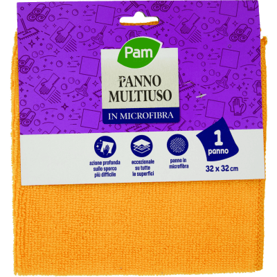 PAM Panno Multiuso in Microfibra 32 x 32 cm 1 pz