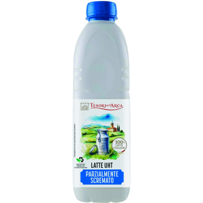 Tesori dell'arca latte parzialmente scremato a lunga conservazione