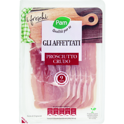 PAM Qualità per te gli Affettati Prosciutto Crudo 100 g