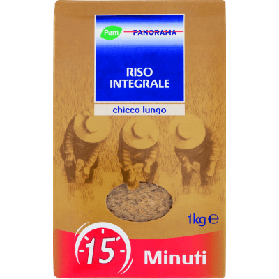 PAM PANORAMA Riso Integrale 10 minuti 1 kg