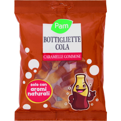 PAM Bottigliette Cola Caramelle Gommose 175 g