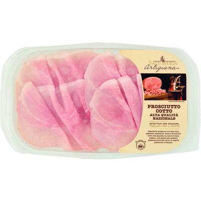 Salumeria Artigiana Prosciutto Cotto Alta Qualità 120 g