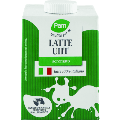 PAM Qualità per te Latte UHT scremato 0,5 L