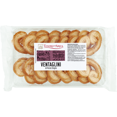 TESORI DELL'ARCA Ventaglini di Pasta Sfoglia 200 g