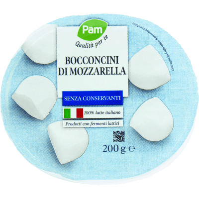 PAM Qualità per te Bocconcini di Mozzarella 200 g