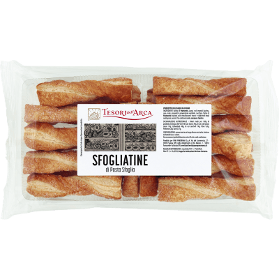 TESORI DELL'ARCA Sfogliatine di Pasta Sfoglia 200 g