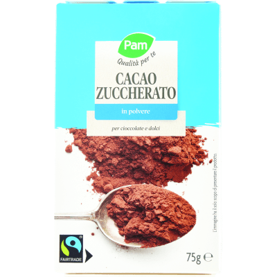 PAM Qualità per te Cacao Zuccherato in polvere 75 g