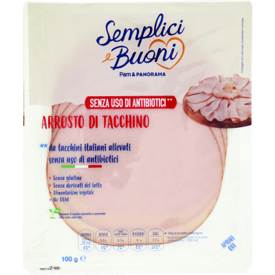 SEMPLICI E BUONI Arrosto di Tacchino 100 g