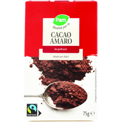PAM Qualità per te Cacao Amaro in polvere 75 g