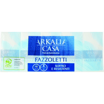 PAM PANORAMA Fazzoletti Salvaspazio 4 veli 10 pacchetti