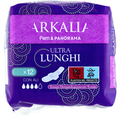ARKALIA Assorbenti Ultra Lunghi con Ali 12 pz