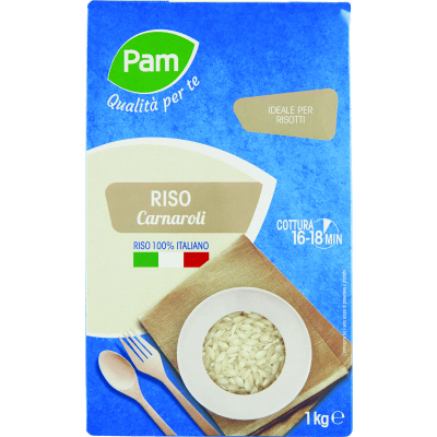 PAM Qualità per te Riso Carnaroli 1 kg
