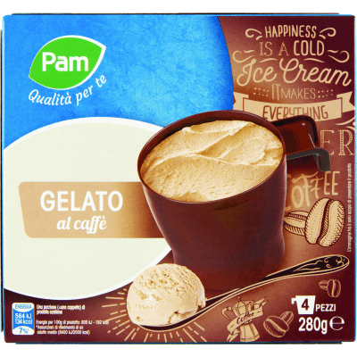 PAM Qualità per te Gelato al caffè 4 x 70 g