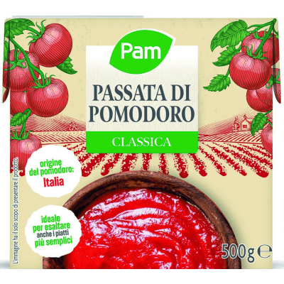 Passata di pomodoro in brick 500 gr