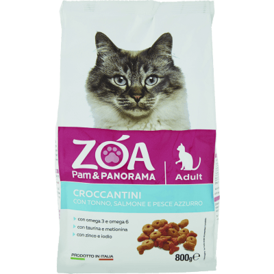 ZOA Adult Croccantini con Tonno, Salmone e Pesce Azzurro 800 g