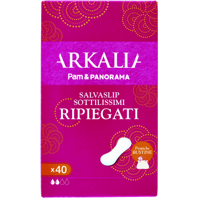 PAM PANORAMA Salvaslip Ripiegati Sottilissimi in Bustina 40 pz