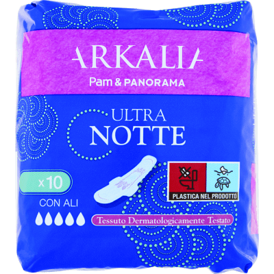 PAM PANORAMA Assorbenti Ultra Notte con Ali in Bustina 10 pz