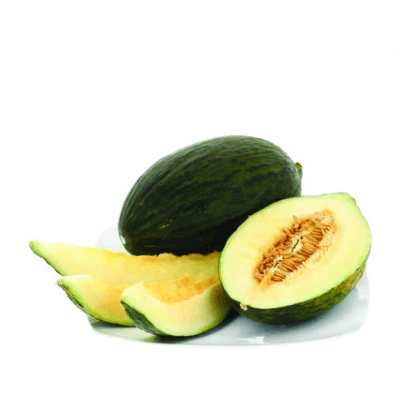 Melone verde tagliato