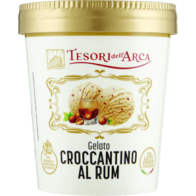 TESORI DELL'ARCA Gelato Croccantino al Rum 300 g
