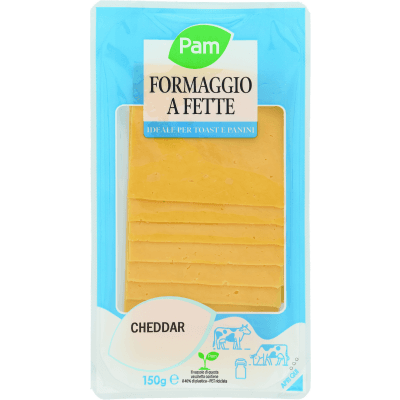 PAM Formaggio a Fette Cheddar 150 g