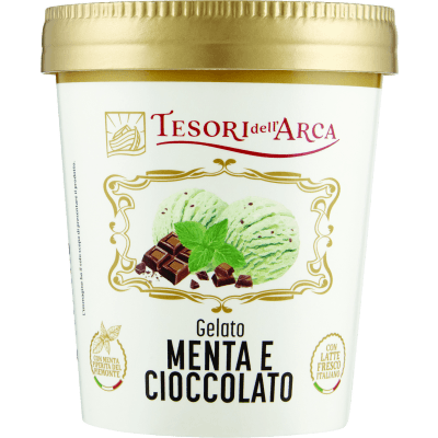 TESORI DELL'ARCA Gelato Menta e Cioccolato 300 g