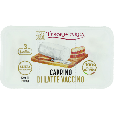 TESORI DELL'ARCA Caprino di Latte Vaccino 3 x 40 g