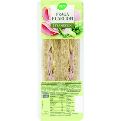 PAM PANORAMA Tramezzini Praga e Carciofi 140 g