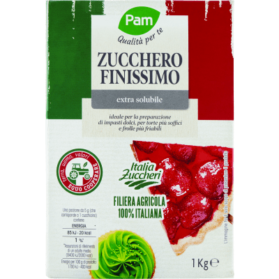 PAM Qualità per te Zucchero Finissimo 1 kg
