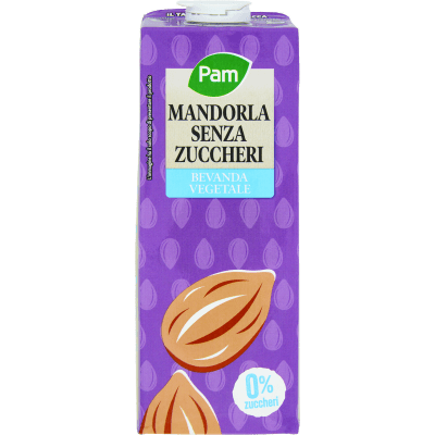 PAM Mandorla Senza Zuccheri Bevanda Vegetale 1 L