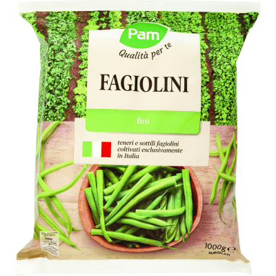 PAM PANORAMA Fagiolini Fini surgelati 1 kg