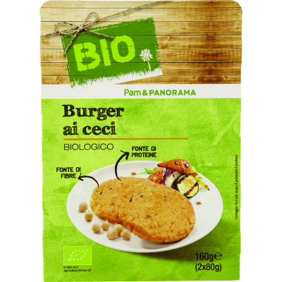BIO Burger ai ceci Biologico 2 x 80 g