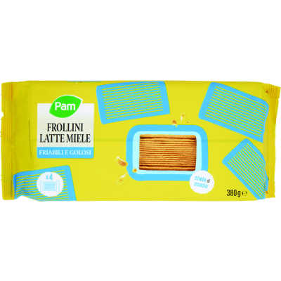 PAM Frollini Latte Miele 380 g