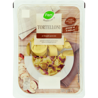 PAM Qualità per te Tortelloni ai funghi porcini 250 g