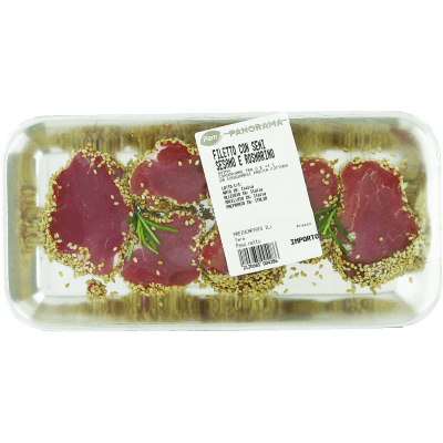 Filetto con semi sesamo e rosmarino