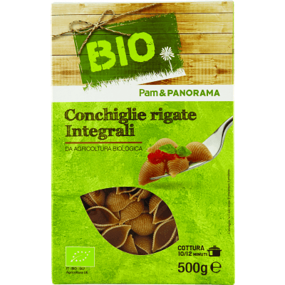 BIO Conchiglie rigate Integrali 500 g