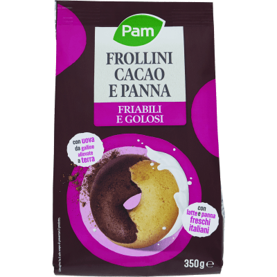 PAM Frollini Cacao e Panna 350 g