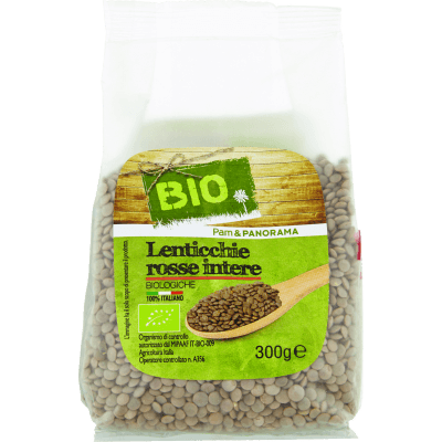 BIO Lenticchie rosse intere Biologiche 300 g