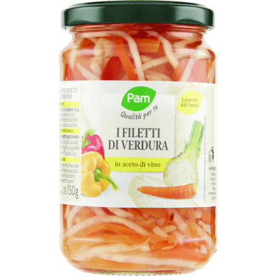 PAM Qualità per te i Filetti di Verdura in aceto di vino 300 g