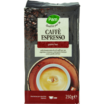 PAM Qualità per te Caffè Espresso gusto bar 250 g