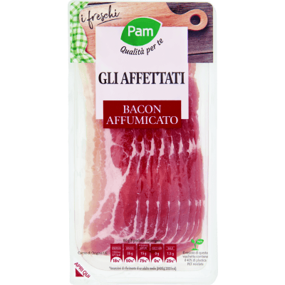 PAM Qualità per te gli Affettati Bacon Affumicato 150 g