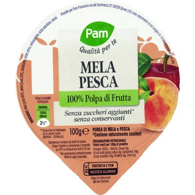 PAM Qualità per te Mela Pesca 100 g