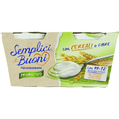SEMPLICI E BUONI Probiotico con Cereali e Fibre 250g (2x125g)