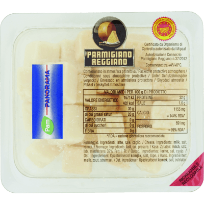 PAM PANORAMA Parmigiano Reggiano DOP Cubetti 150 g