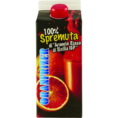 Oranfrizer 100% Spremuta di "Arancia Rossa di Sicilia IGP" 750 ml