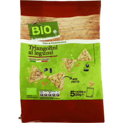 BIO Triangolini ai legumi 5 x 20 g