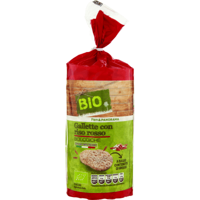 BIO Gallette con riso rosso Biologiche 100 g