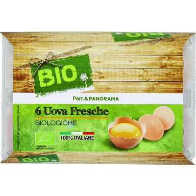 BIO 6 Uova Fresche Biologiche 350 g